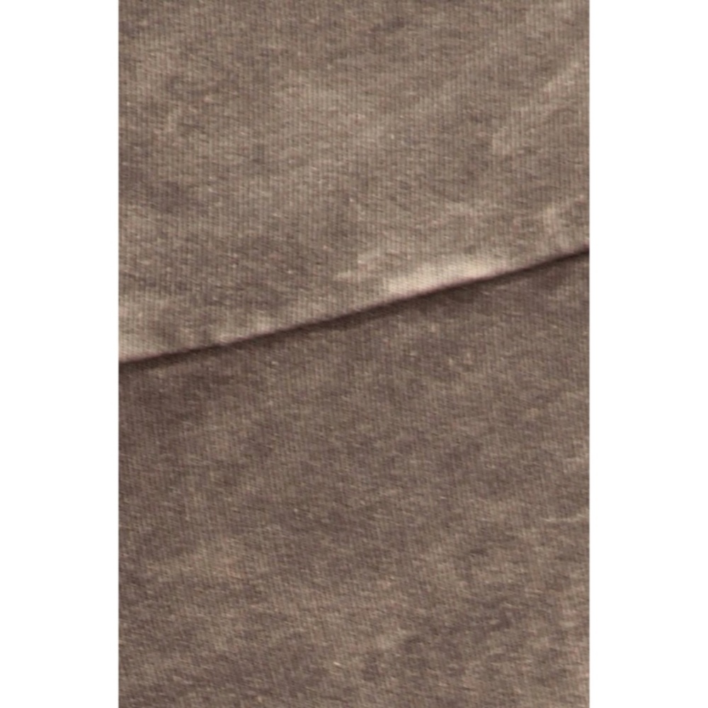Desert Taupe Mineral Wash French Terry Flared Bell Bottom Pull On Pants Pockets - Picture 4 of 5